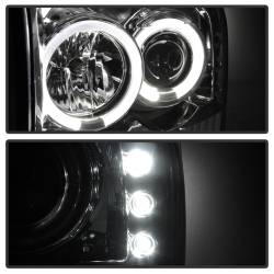Spyder Auto - Spyder Auto 5010360 LED Halo Projector Headlights Chrome/Clear - Image 6