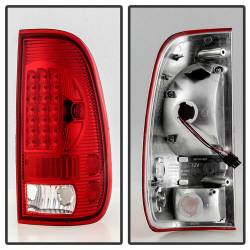 Spyder Auto - xTune Auto 5034076 Red/Clear LED Taillights for 97-03 Ford F150 - Image 2
