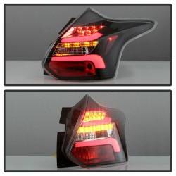 Spyder Auto - Spyder Auto LED 5085139 Light Bar Taillights Black for 12-14 Focus Hatch - Image 7