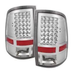 xTune Auto - xTune 9025594 LED Tail Lights Chrome Lens for 09-18 Dodge RAM 1500 - Image 1