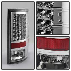 xTune Auto - xTune 9025594 LED Tail Lights Chrome Lens for 09-18 Dodge RAM 1500 - Image 2