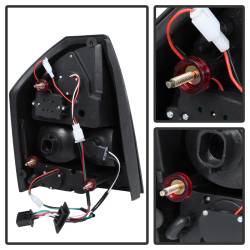 xTune Auto - xTune Auto 9027567 Black/Clear LED Taillights - Image 3