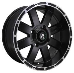 HD Wheels - HD Wheels 8-Point 12x7 4x136 10mm Satin Black/Machined EP12704610SB-L - Image 1