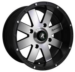 HD Wheels - HD Wheels 8-Point 12x7 4x136 10mm Satin Black/Machined EP12704610SBM - Image 1