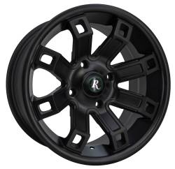HD Wheels - HD Wheels Hollow Point 12x7 4x136 10mm Satin Black HP12704610SB - Image 1