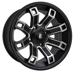 HD Wheels - HD Wheels Hollow Point 12x7 4x115 10mm Satin Black/Machined HP12704410SBM - Image 1