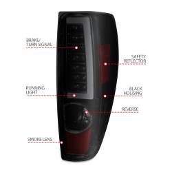Anzo USA - Anzo USA 311383 LED Taillight Assembly for 04-12 Colorado/Canyon - Image 4