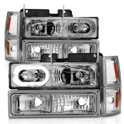 Anzo USA - Anzo USA 111508 Crystal Headlight Set w/Halo - Image 2