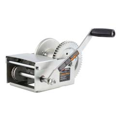 CURT - Hand-Crank Brake Winch 2500 lbs 15.81 Gear Ratio 10.6" Handle - Image 1