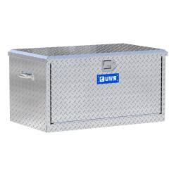 UWS - UWS TBC-38-DS Bright Aluminum 38" Utility Chest Box w/Drawers - Image 1
