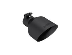 MBRP Exhaust - MBRP Exhaust T5203BLK 2.5" ID 5" OD 8" Length Angled Black - Image 1