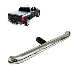 Black Horse Off Road - Black Horse RBP2000SS Rear Bumper Protector-Stainless Steel Universal - Image 1