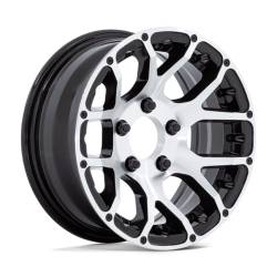 Helo - Helo Wheels HE1825 15x6 6x5.5 0mm Black/Machined HE182556060300 - Image 1