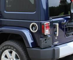 Kentrol - Kentrol 30577 Polished Silver Gas Filler Neck for 07-18 Jeep Wrangler JK 4DR - Image 6