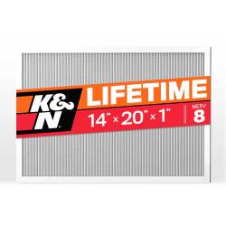K&N - K&N HVC-8-11420 HVAC Filter 14 x 20 x 1 MERV 8 - Image 1
