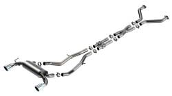 Borla - Borla 140929 S-Type Cat-Back Exhaust One Split Rear Exit for 23-26 Nissan Z 3.0L - Image 1