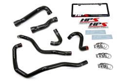 HPS Performance - HPS 57-1543-BLK Black Radiator/Heater Coolant Hose Kit for 01-06 BMW E46 M3 - Image 2