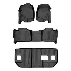 SMARTLINER - SMARTLINER SA0015/B0015/C0015 3-Row Black Floor Liners for Suburban/Yukon XL - Image 2