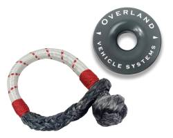 Overland Vehicle Systems - Overland Vehicle Systems 19-4716 Recovery Ring Soft Shackle Combo Pack 41000lb - Image 1