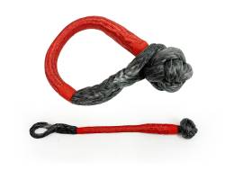 Overland Vehicle Systems - Overland Vehicle Systems 19-6580 Soft Shackle Recovery Ring Combo Pc 45000lb Blk - Image 2