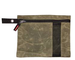 Overland Vehicle Systems - Overland Vehicle Systems 21069941 Waxed Canvas Small Size Utility Bags w/Pockets - Image 4
