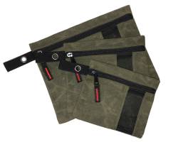 Overland Vehicle Systems - Overland Vehicle Systems 21069941 Waxed Canvas Small Size Utility Bags w/Pockets - Image 6