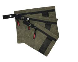 Overland Vehicle Systems - Overland Vehicle Systems 21069941 Waxed Canvas Small Size Utility Bags w/Pockets - Image 8
