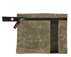 Overland Vehicle Systems - Overland Vehicle Systems 21069941 Waxed Canvas Small Size Utility Bags w/Pockets - Image 2