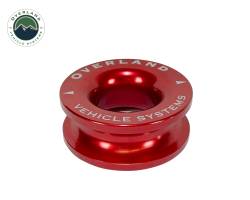 Overland Vehicle Systems - Overland Vehicle Systems 19240005 Red 2.5" 10K Recovery Ring w/Storage Bag - Image 2