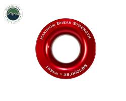 Overland Vehicle Systems - Overland Vehicle Systems 19240005 Red 2.5" 10K Recovery Ring w/Storage Bag - Image 4