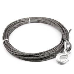 Warn - Warn 23678 Winch Cable & Hook 7/16"x100' 20400lb - Image 1
