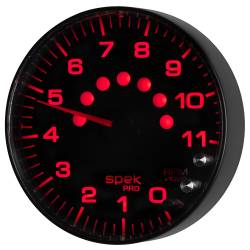 AutoMeter - AutoMeter P239328 In-Dash Tacho 5" 11KRPM Blk Dial/Blk Bezel/Flat Antiglare Lens - Image 1