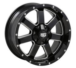 REV Wheels - REV Wheels 885M 17x9 5x5.0 5x5.5 -12mm Black/Machined 885M-7903212 - Image 1