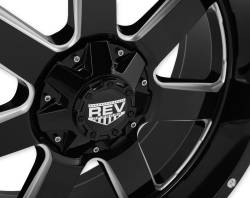 REV Wheels - REV Wheels 885M 17x9 6x5.5 0mm Black/Machined 885M-7908300 - Image 4