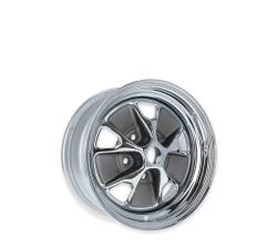 Scott Drake - Scott Drake C5ZZ 15x8 5x4.5 -12mm Charcoal/Chrome C5ZZ-1007-DR - Image 2