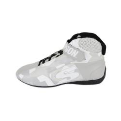 Simpson Safety - Simpson Safety DX2115W DNA X2 Racing Shoes 11.5 Gray/White - Image 5