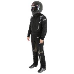 Simpson Safety - Simpson Safety HX02221 Helix Racing Suit-Medium Black/Gray - Image 3