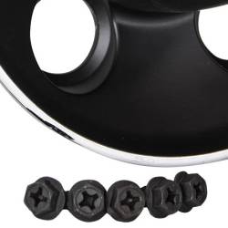Wheel Vintiques - Wheel Vintiques 5001-B Mopar Rallye Cap Black 5x4.5 - Image 2