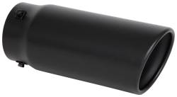 Spectre - Spectre Performance 22361 4.5" 5" Out Slant Cut Black Exhaust Tip 10.5" Long - Image 1