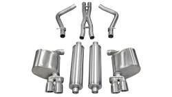 Corsa Performance - Corsa 14522 2.5" Cat-Back Exhaust w/3.0" Twin Tips for 11-14 Charger RT 5.7L V8 - Image 1