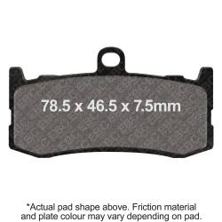 EBC Motorcycle Brakes - EBC Motorcycle Brakes FA491HH Double-H Sintered Pads for 09-16 Daytona 675 - Image 1