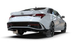 Rally Armor - Rally Armor MF120-UR-BLK-WH Black Mud Flap w/White Logo - Image 2