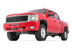 Rough Country Suspension Systems - Rough Country 70194 Front Mesh Grille Insert Black for 07-13 Silverado 1500 - Image 3