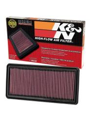 K&N - K&N 33-2299 High-Flow Washable Replacement Air Filter for 02-08 Honda Models - Image 2