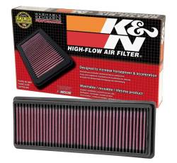 K&N - K&N 33-2487 High-Flow Replacement Air Filter for 12-19 Fiat 500 - Image 2