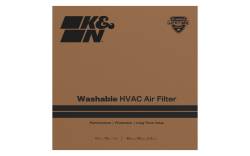 K&N - K&N HVC-8-11818 HVAC Filter 18x18x1 MERV 8 Washable Reusable - Image 2