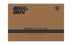 K&N - K&N HVC-8-12030 HVAC Filter 20 x 30 x 1 MERV 8 - Image 2