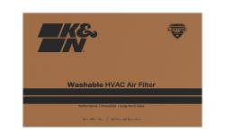 K&N - K&N HVC-8-21625 HVAC Filter 16 x 25 x 2 MERV 8 Washable Reusable - Image 2