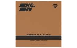 K&N - K&N HVC-8-12424 HVAC Filter 24x24x1 Merv 8 Washable Reusable - Image 2