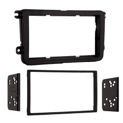 Metra Electronics - Metra 95-9011B DDIN Radio install Kit for Select 05-UP VW Matte Black - Image 1